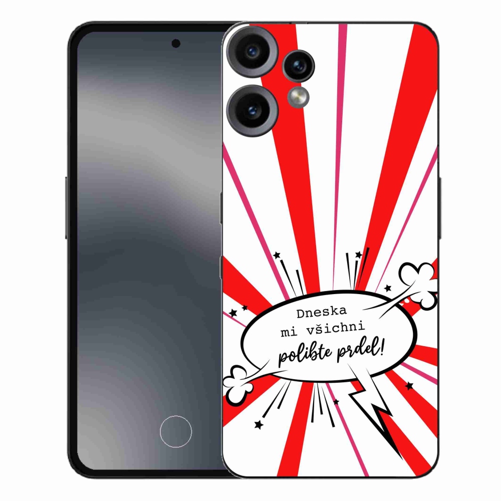 Gelový kryt mmCase na Nothing CMF Phone 2 Pro - vtipný text 15 bílé pozadí