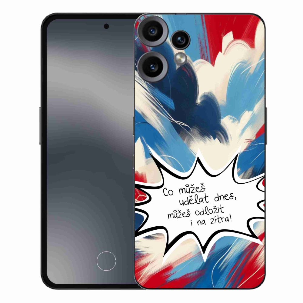 Gelový kryt mmCase na Nothing CMF Phone 2 Pro - vtipný text 9 bílé pozadí