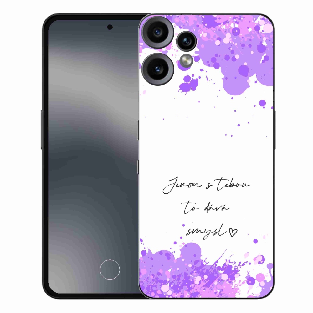 Gelový kryt mmCase na Nothing CMF Phone 2 Pro - zamilovaný text bílé pozadí