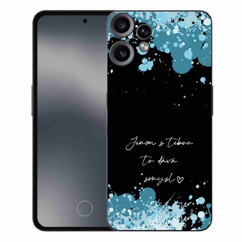 Gelový kryt mmCase na Nothing CMF Phone 2 Pro - zamilovaný text černé pozadí