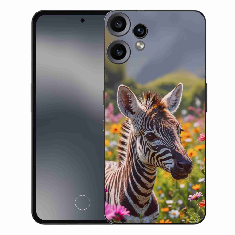 Gelový kryt mmCase na Nothing CMF Phone 2 Pro - zebra na louce