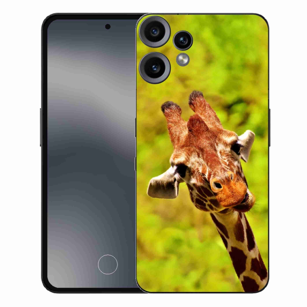 Gelový kryt mmCase na Nothing CMF Phone 2 Pro - žirafa