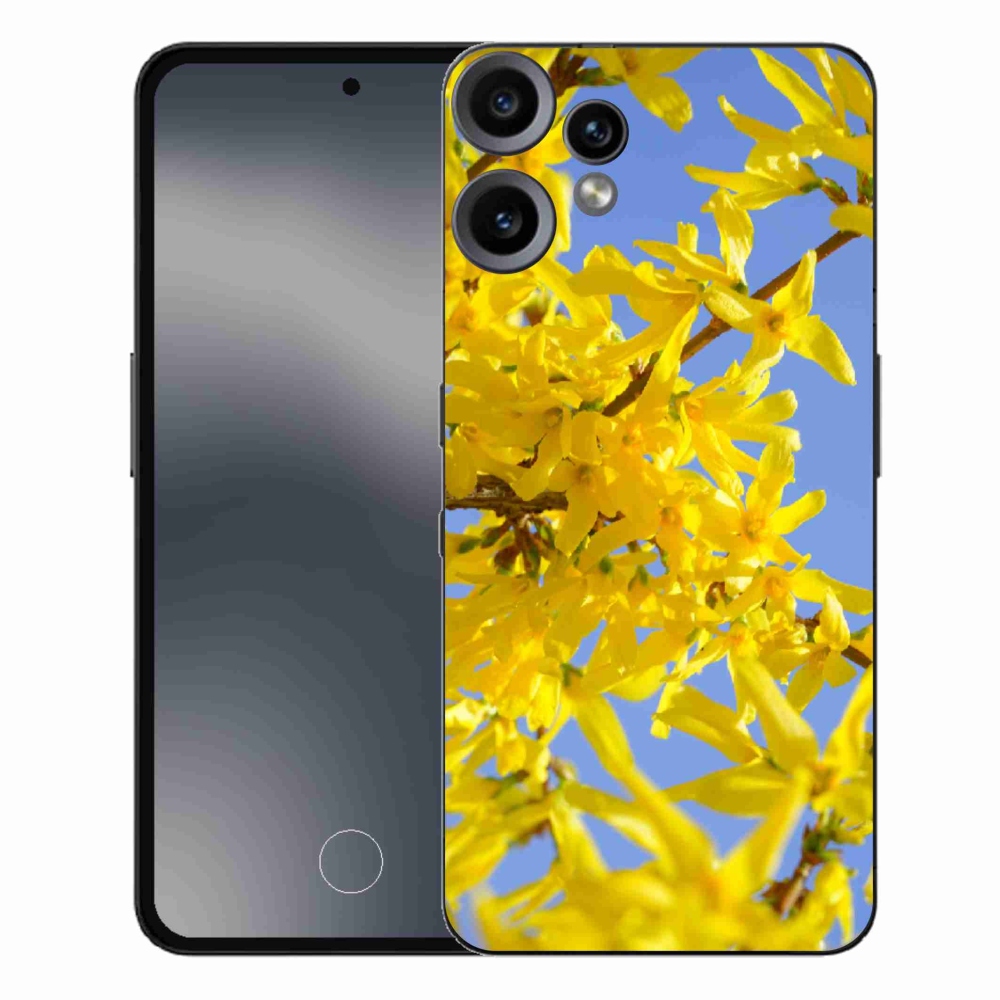 Gelový kryt mmCase na Nothing CMF Phone 2 Pro - žluté květy