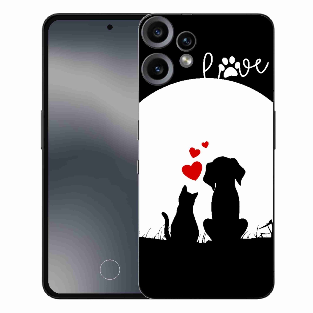 Gelový kryt mmCase na Nothing CMF Phone 2 Pro - zvířecí láska