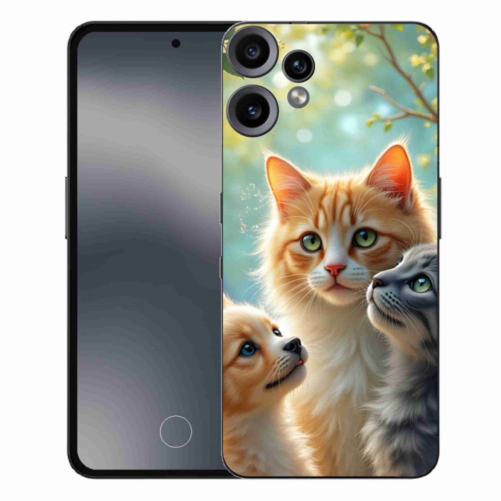 Gelový kryt mmCase na Nothing CMF Phone 2 Pro - zvířecí přátelství 2