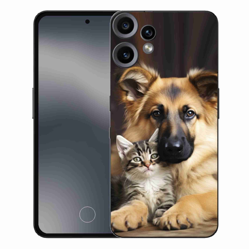 Gelový kryt mmCase na Nothing CMF Phone 2 Pro - zvířecí přátelství
