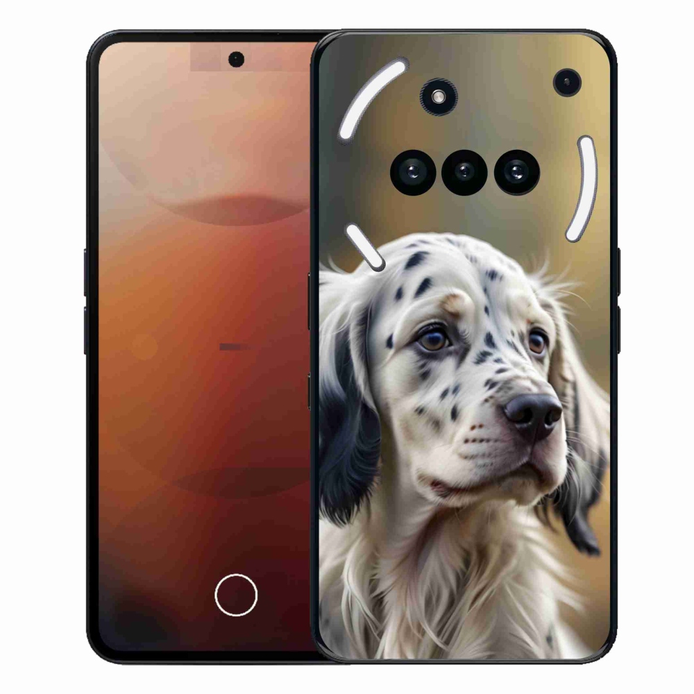Gelový kryt mmCase na Nothing Phone (3a) - anglický setr