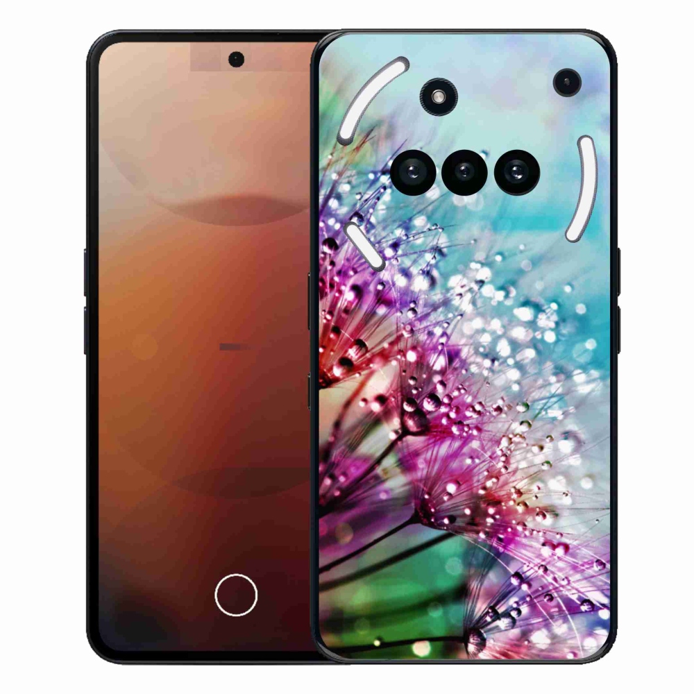 Gelový kryt mmCase na Nothing Phone (3a) - barevné květy
