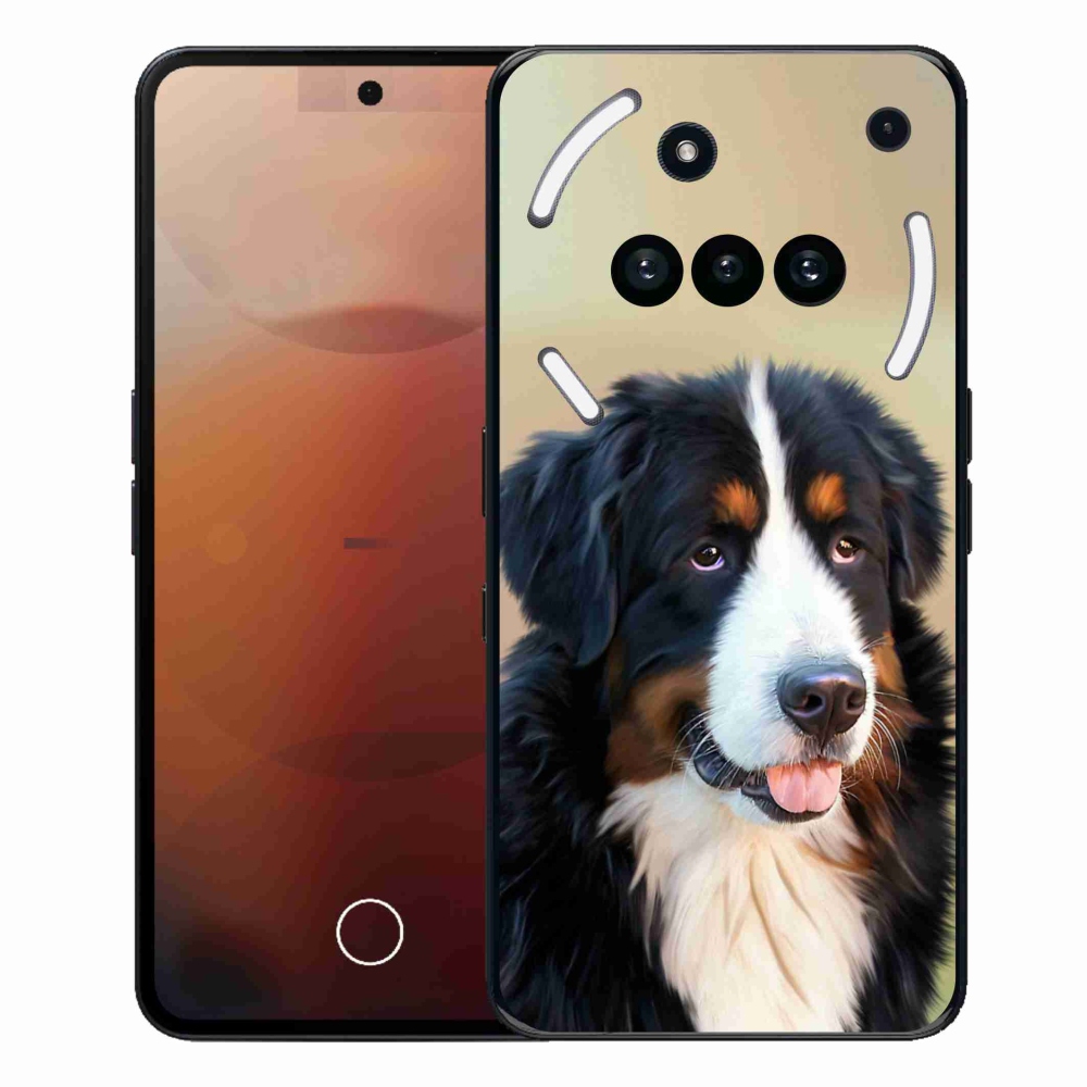 Gelový kryt mmCase na Nothing Phone (3a) - bernský salašnický pes