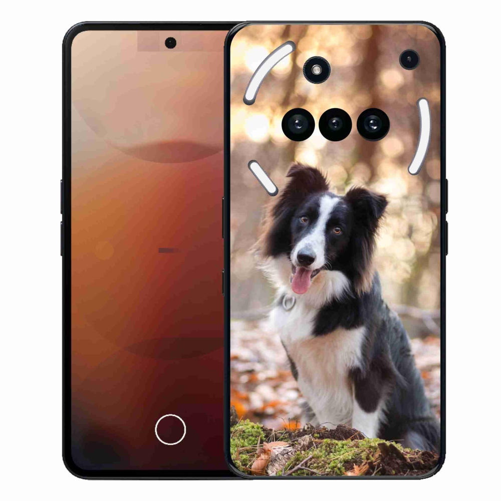 Gelový kryt mmCase na Nothing Phone (3a) - border kolie 1