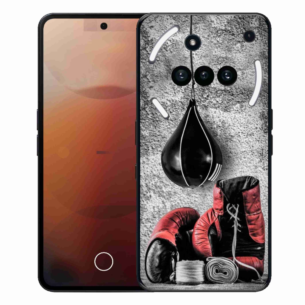 Gelový kryt mmCase na Nothing Phone (3a) - boxovací pytel a rukavice