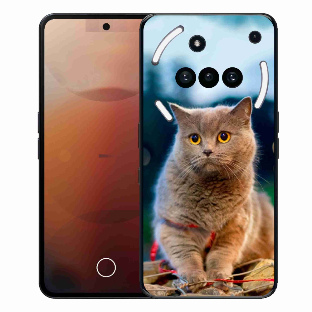 Gelový kryt mmCase na Nothing Phone (3a) - britská modrá 2