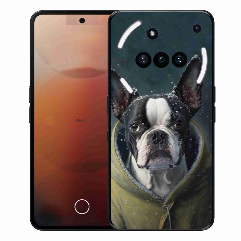 Gelový kryt mmCase na Nothing Phone (3a) - buldoček