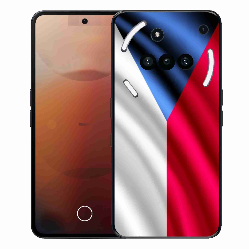 Gelový kryt mmCase na Nothing Phone (3a) - česká vlajka