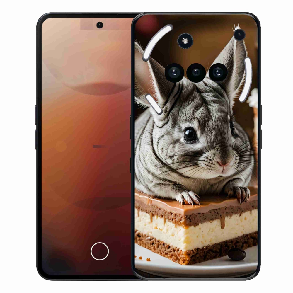 Gelový kryt mmCase na Nothing Phone (3a) - činčila