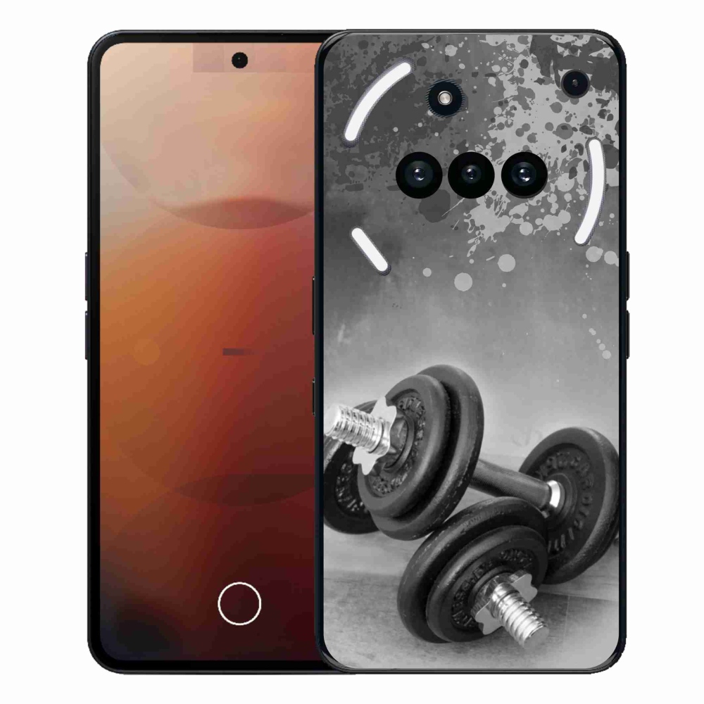 Gelový kryt mmCase na Nothing Phone (3a) - činky 1