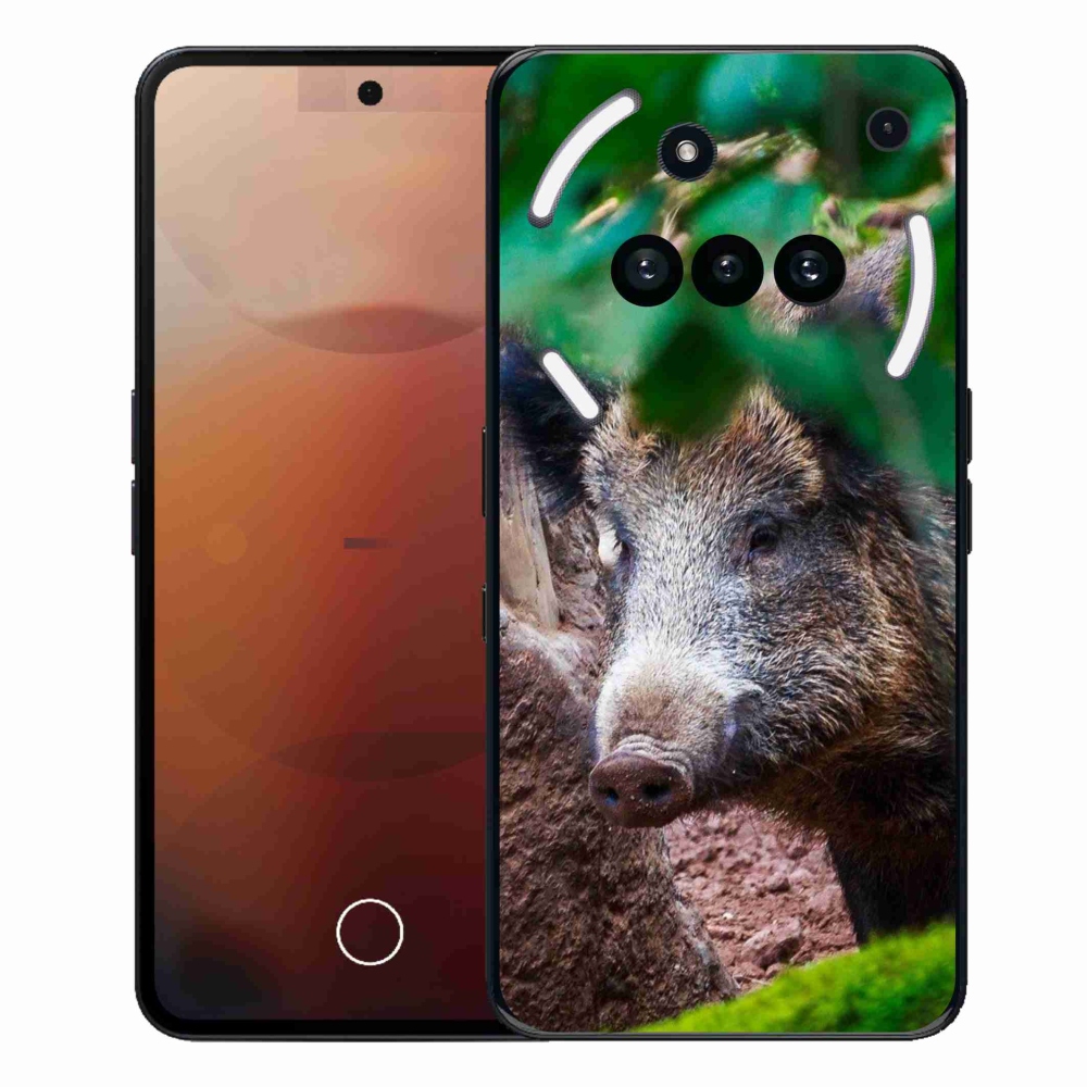 Gelový kryt mmCase na Nothing Phone (3a) - divoké prase