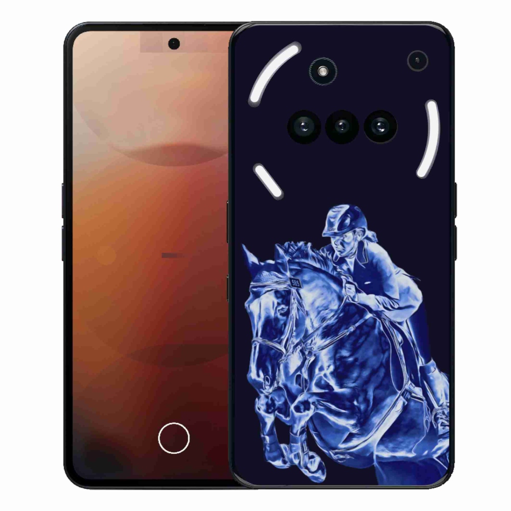 Gelový kryt mmCase na Nothing Phone (3a) - dostihový kůň