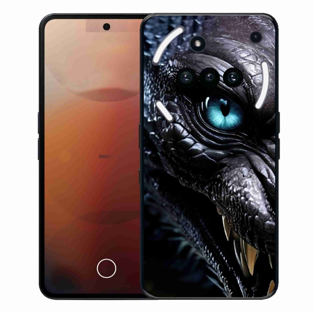 Gelový kryt mmCase na Nothing Phone (3a) - dračí pohled