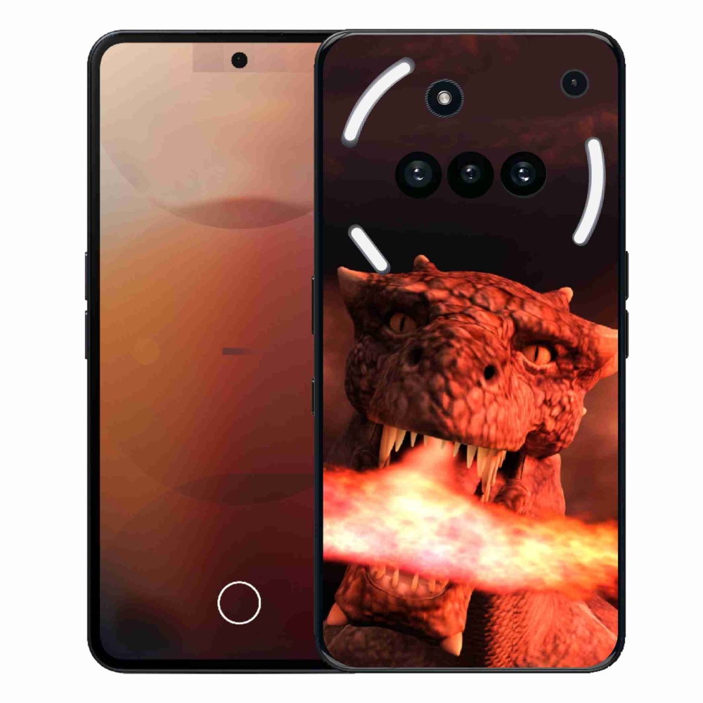Gelový kryt mmCase na Nothing Phone (3a) - drak