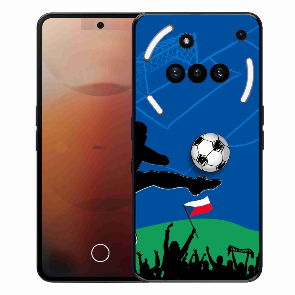 Gelový kryt mmCase na Nothing Phone (3a) - fanoušci fotbalu