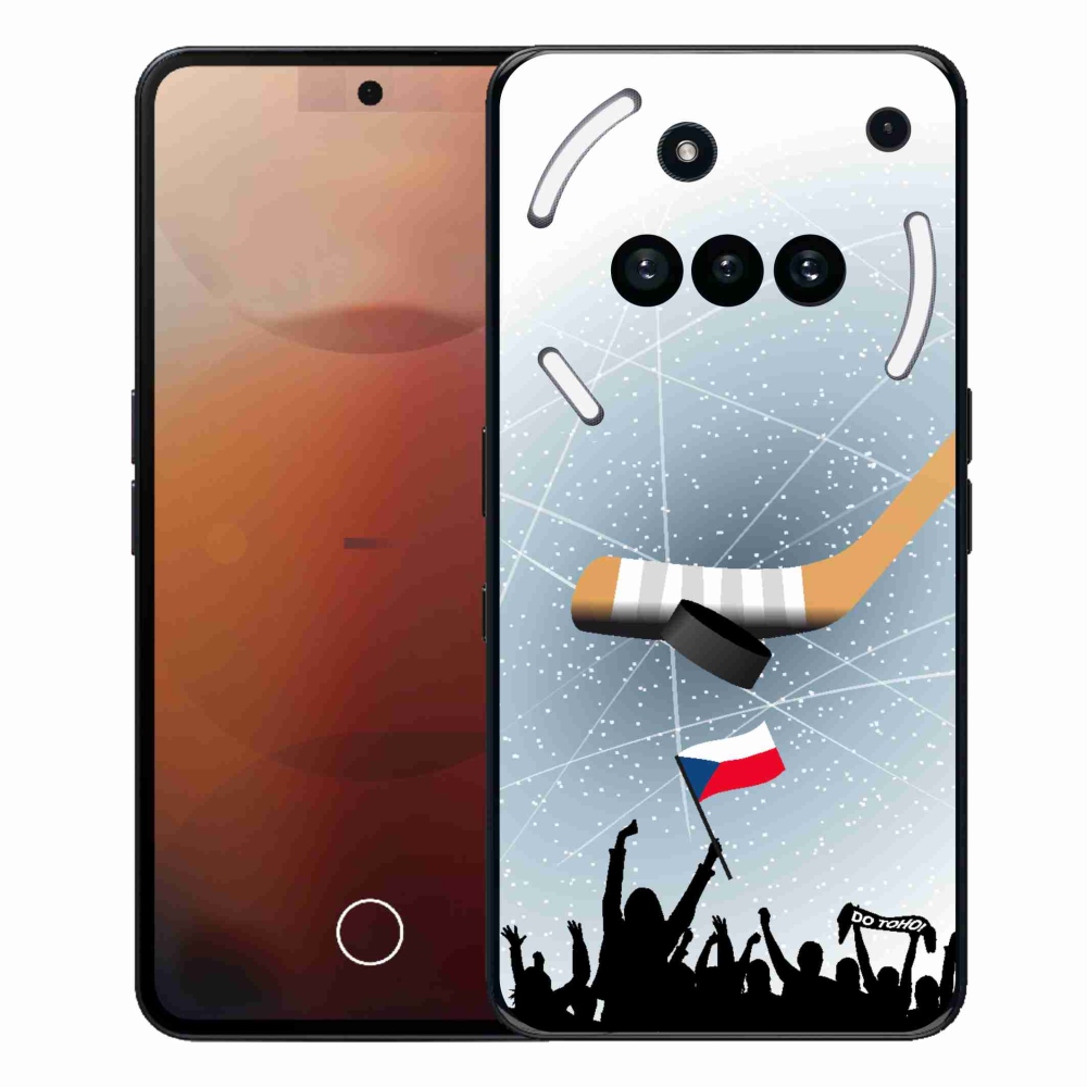Gelový kryt mmCase na Nothing Phone (3a) - fanoušci hokeje