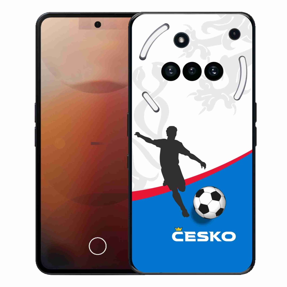 Gelový kryt mmCase na Nothing Phone (3a) - fotbal Česko 1