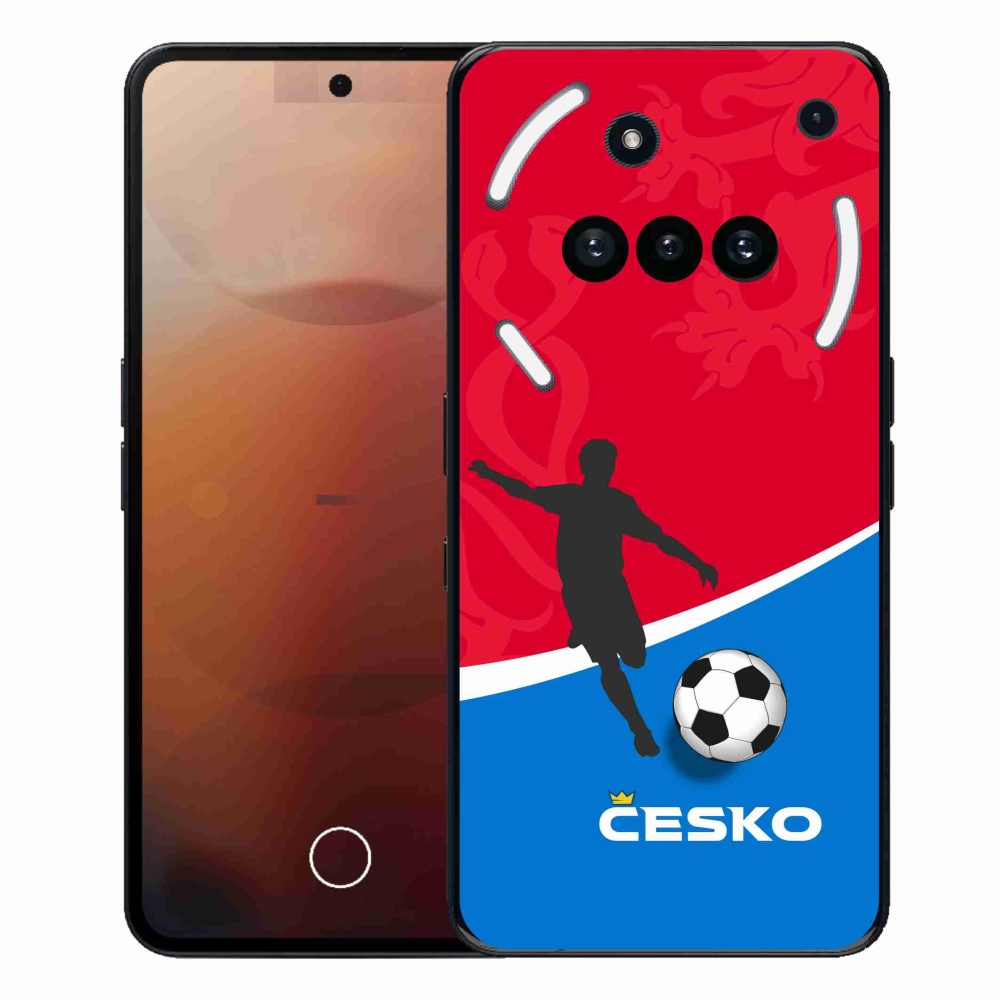 Gelový kryt mmCase na Nothing Phone (3a) - fotbal Česko