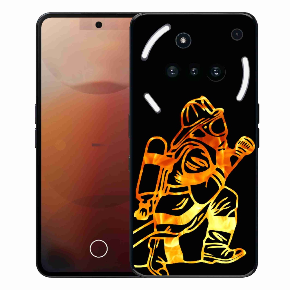 Gelový kryt mmCase na Nothing Phone (3a) - hasič 1