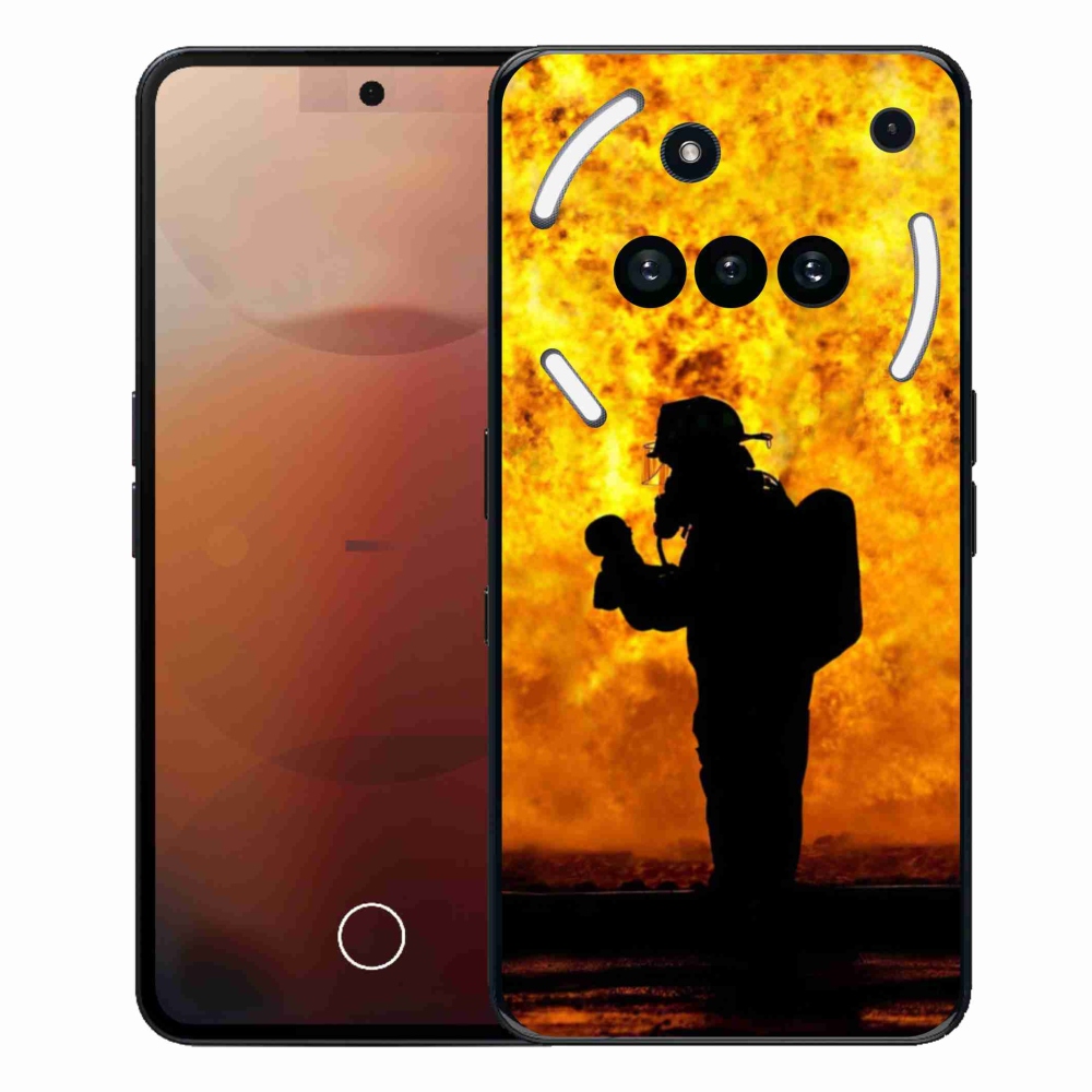 Gelový kryt mmCase na Nothing Phone (3a) - hasič