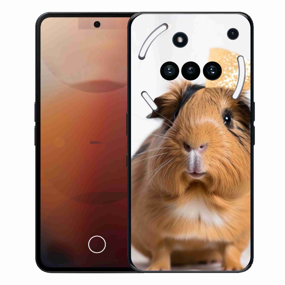 Gelový kryt mmCase na Nothing Phone (3a) - hnědé morče
