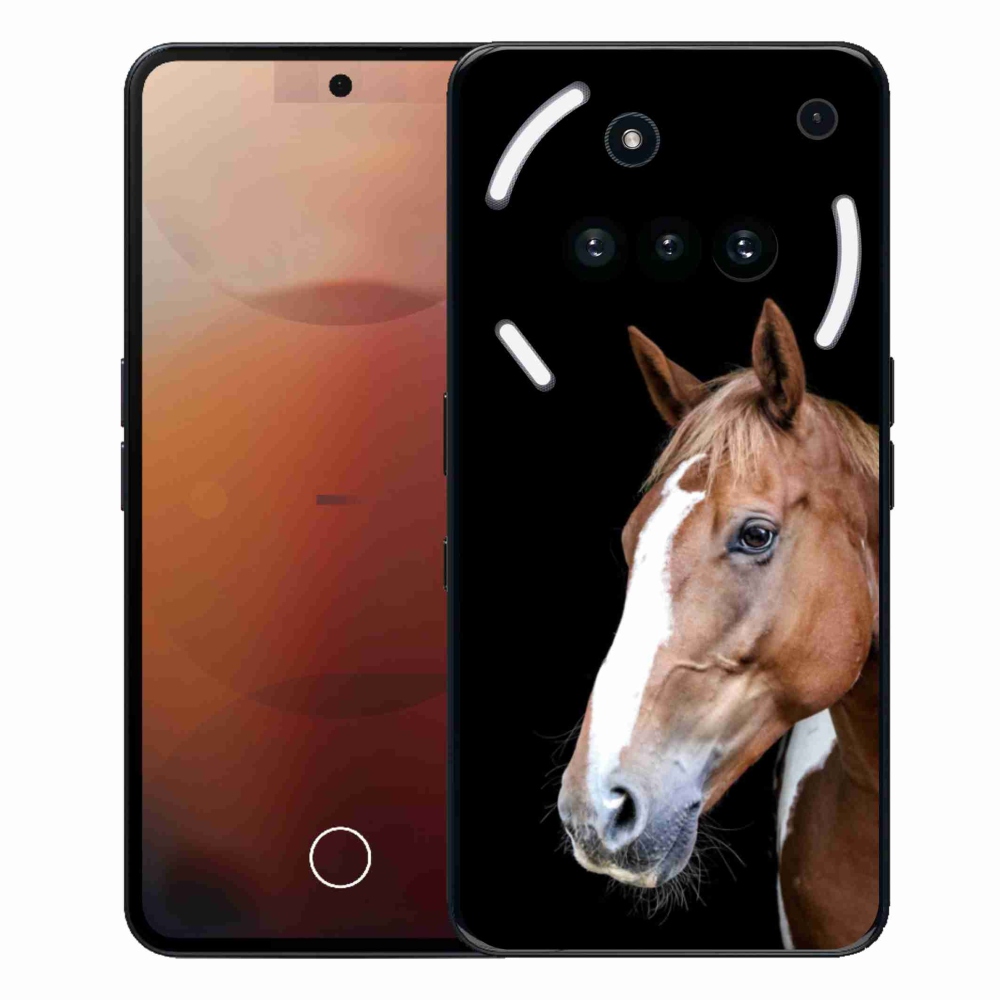 Gelový kryt mmCase na Nothing Phone (3a) - hnědý kůň 3