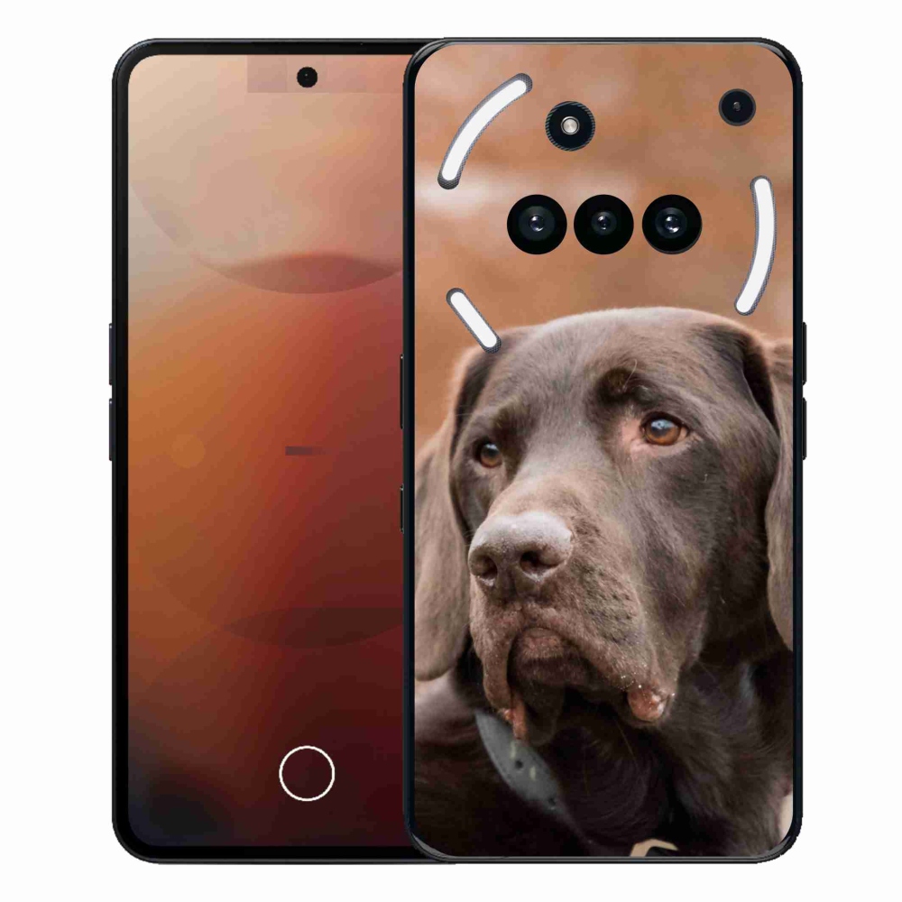 Gelový kryt mmCase na Nothing Phone (3a) - hnědý labrador