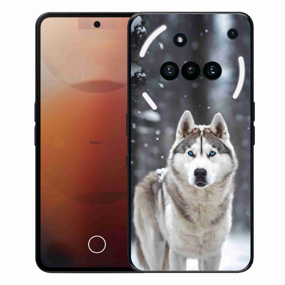 Gelový kryt mmCase na Nothing Phone (3a) - husky 2