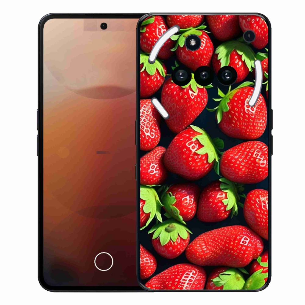 Gelový kryt mmCase na Nothing Phone (3a) - jahody