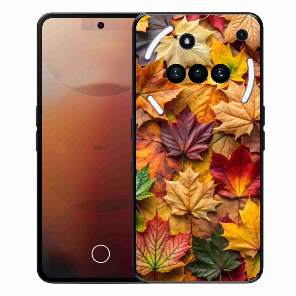 Gelový kryt mmCase na Nothing Phone (3a) - javorové listy 2