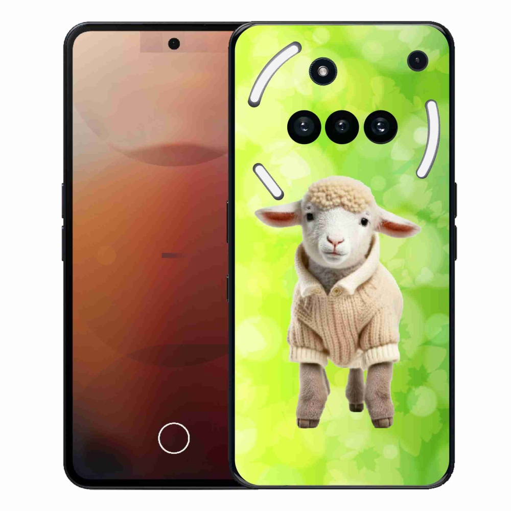 Gelový kryt mmCase na Nothing Phone (3a) - jehně ve svetru