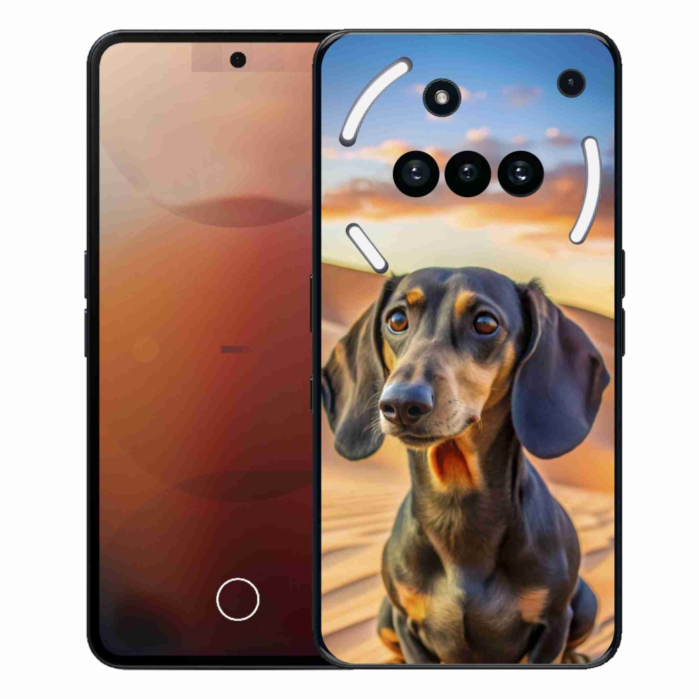 Gelový kryt mmCase na Nothing Phone (3a) - jezevčík 3 