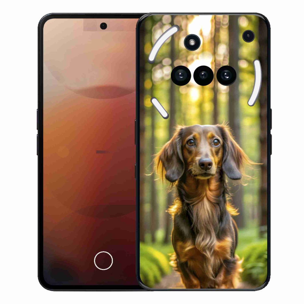 Gelový kryt mmCase na Nothing Phone (3a) - jezevčík 4