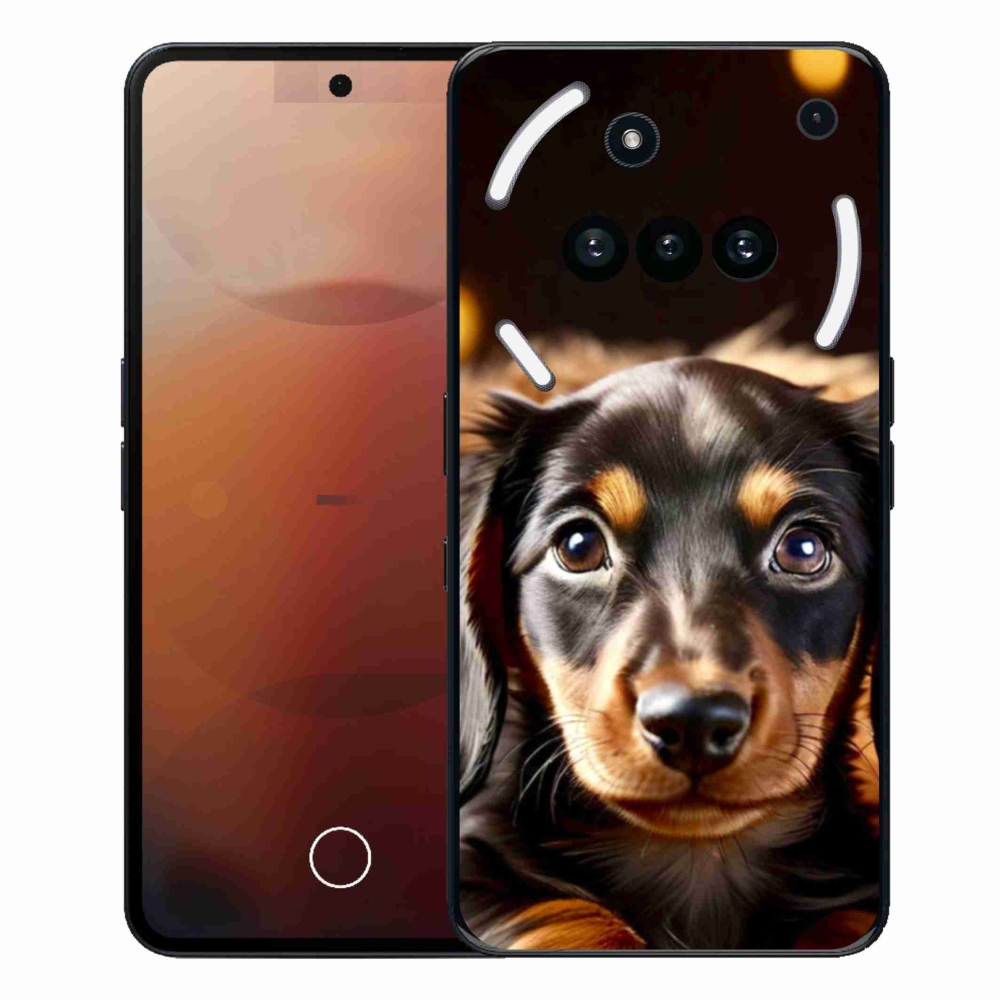 Gelový kryt mmCase na Nothing Phone (3a) - jezevčík