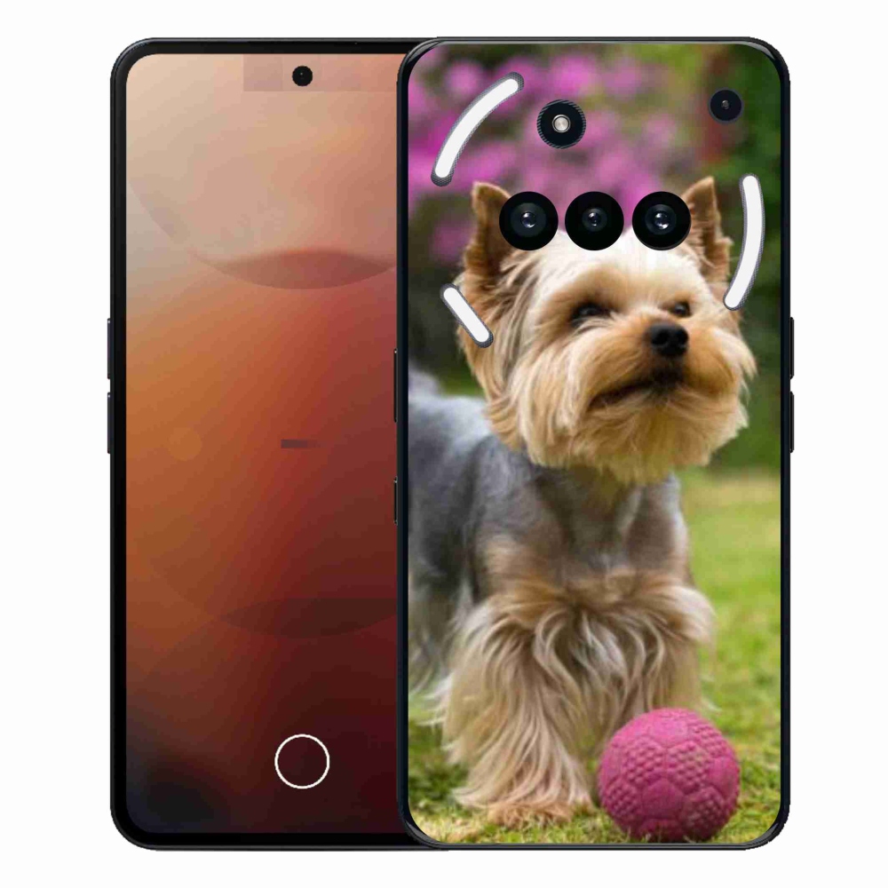 Gelový kryt mmCase na Nothing Phone (3a) - jorkšír 4