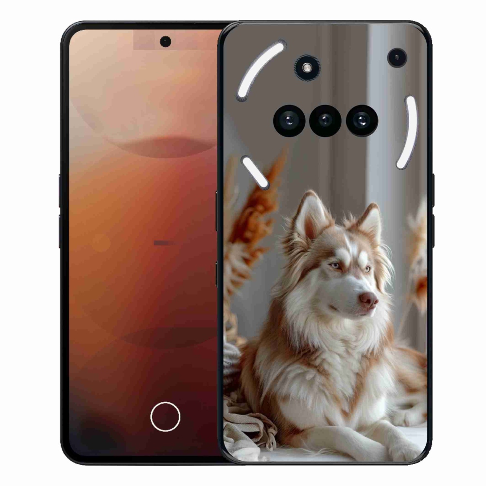 Gelový kryt mmCase na Nothing Phone (3a) - klidný sibiřský husky