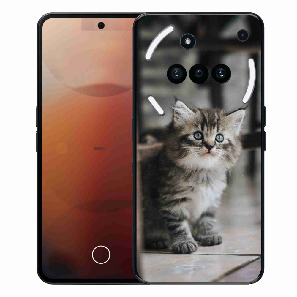 Gelový kryt mmCase na Nothing Phone (3a) - koťátko