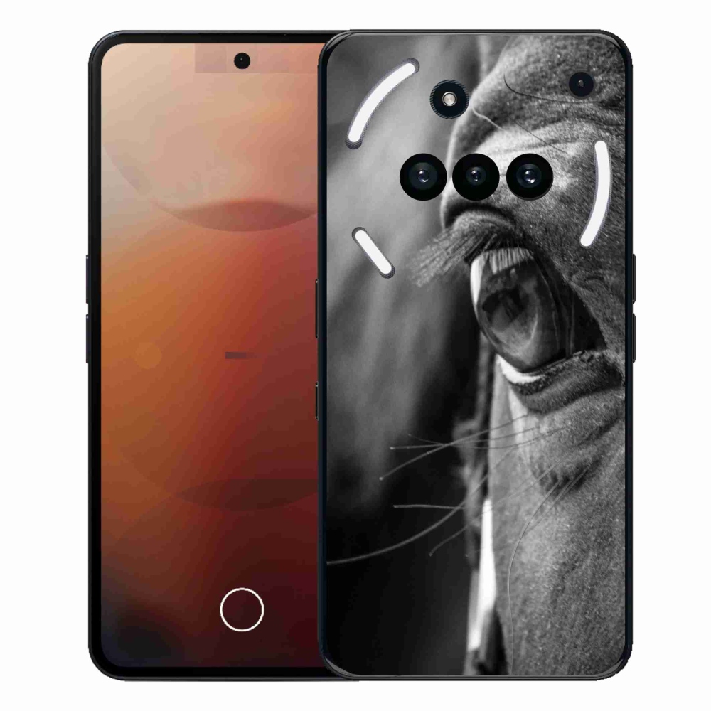 Gelový kryt mmCase na Nothing Phone (3a) - koňský pohled
