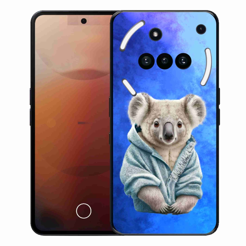Gelový kryt mmCase na Nothing Phone (3a) - koala ve svetru