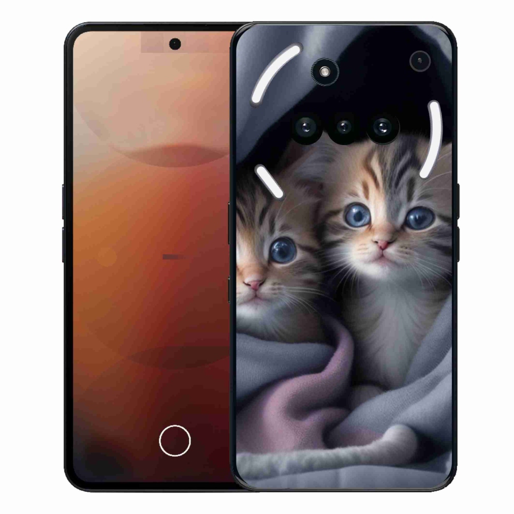 Gelový kryt mmCase na Nothing Phone (3a) - kočičí duo 2