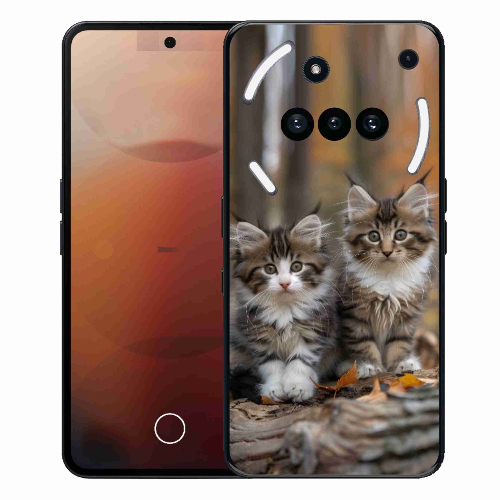 Gelový kryt mmCase na Nothing Phone (3a) - kočičí duo 3