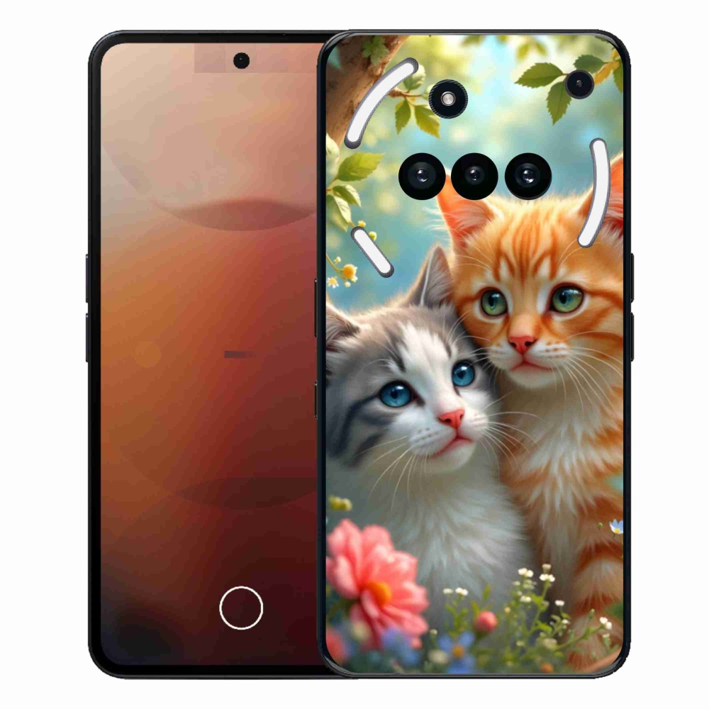 Gelový kryt mmCase na Nothing Phone (3a) - kočičí láska 2