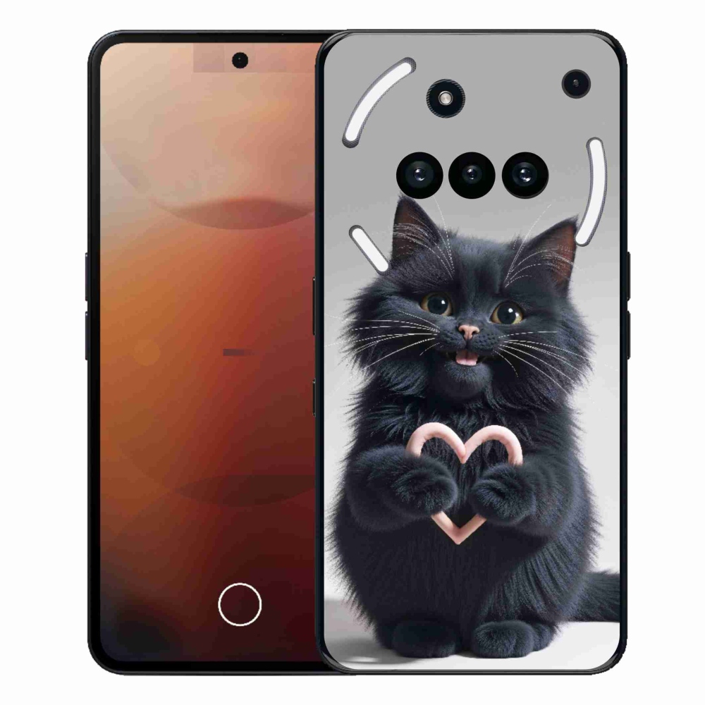 Gelový kryt mmCase na Nothing Phone (3a) - kočičí láska 3