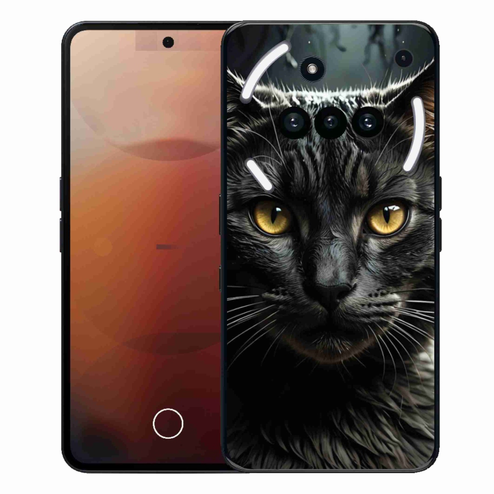 Gelový kryt mmCase na Nothing Phone (3a) - kočičí pohled 3